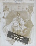 Life Magazine – April 1, 1897 (# 745) - Dreaming of Love, Golf centerspread