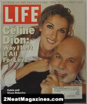 For Sale Life Magazine February 00 Celine Dion 2neat Magazines