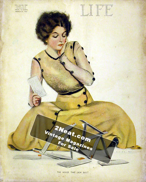 For Sale - humor LIFE magazine March 31, 1910 - C. Coles Phillips