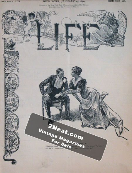 Life Magazine – January 19, 1893