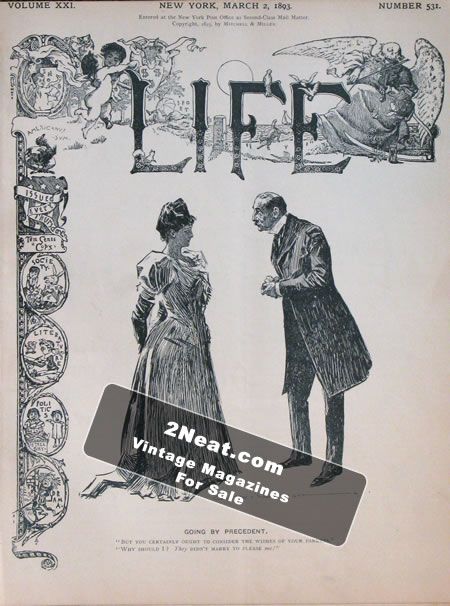 Life Magazine – March 2, 1893