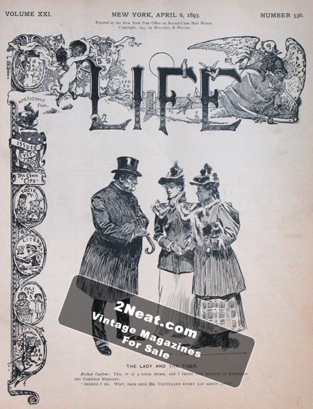 Life Magazine – April 6, 1893