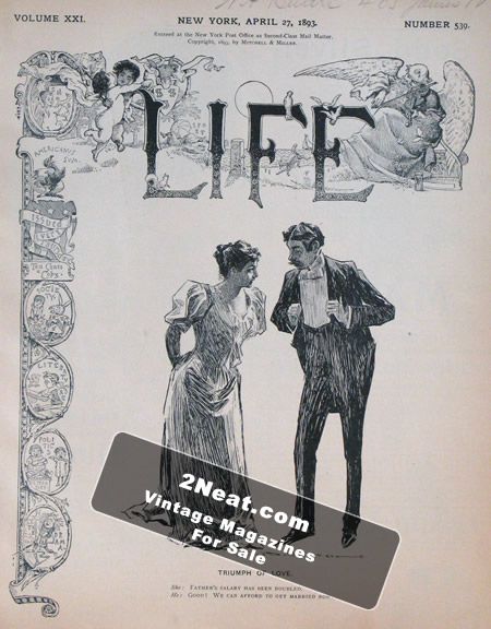 Life Magazine – April 27, 1893