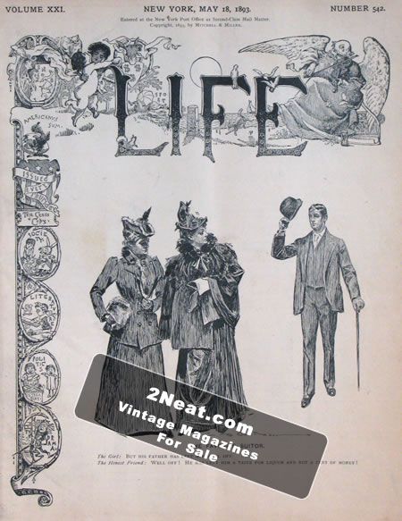 Life Magazine – May 18, 1893