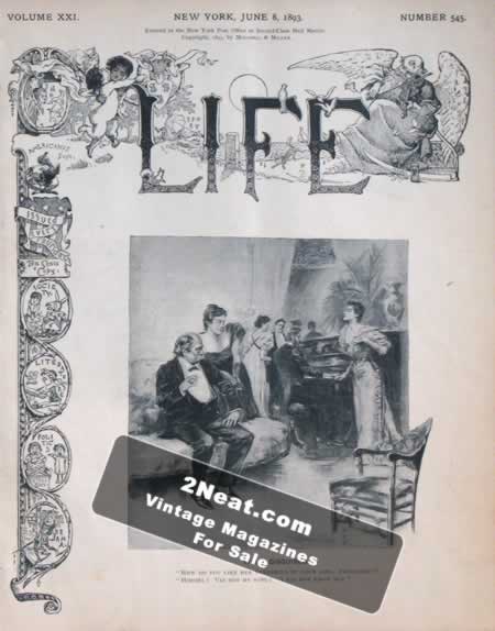Life Magazine – June 8, 1893