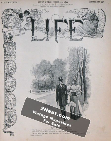 Life Magazine – June 15, 1893