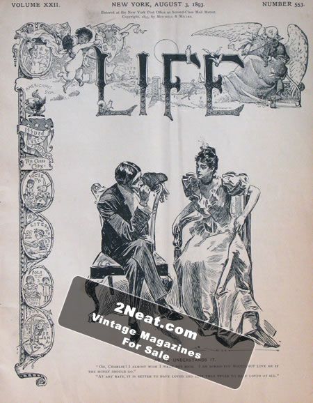 Life Magazine – August 3, 1893