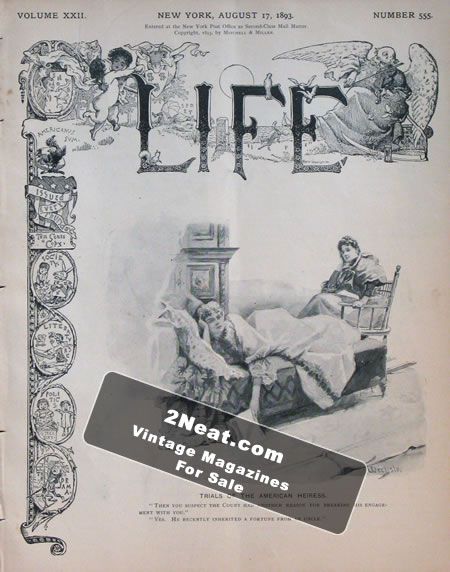 Life Magazine – August 17, 1893
