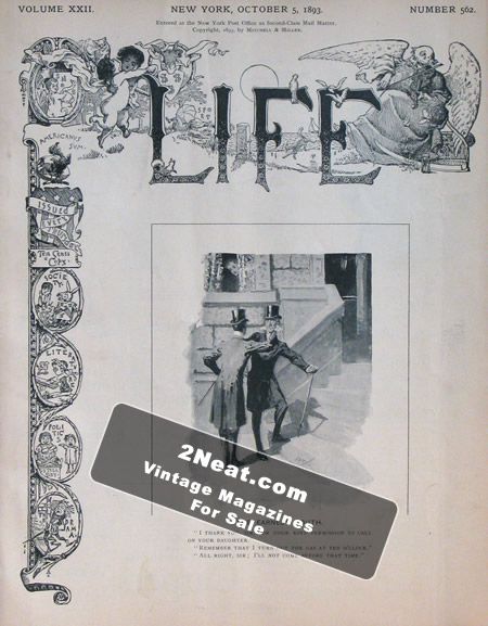 Life Magazine – October 5, 1893