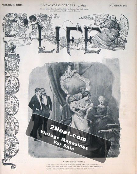 Life Magazine – October 19, 1893