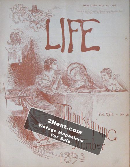 Life Magazine – November 23, 1893