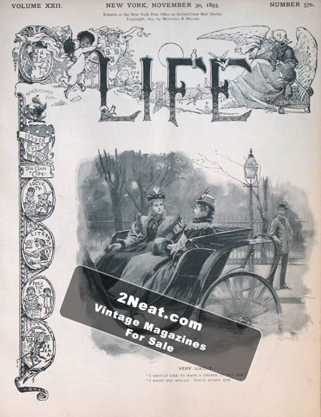 Life Magazine – November 30, 1893