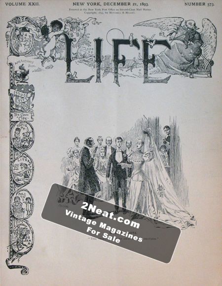 Life Magazine – December 21, 1893