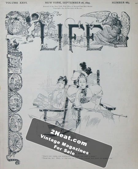 Life Magazine – September 26, 1895