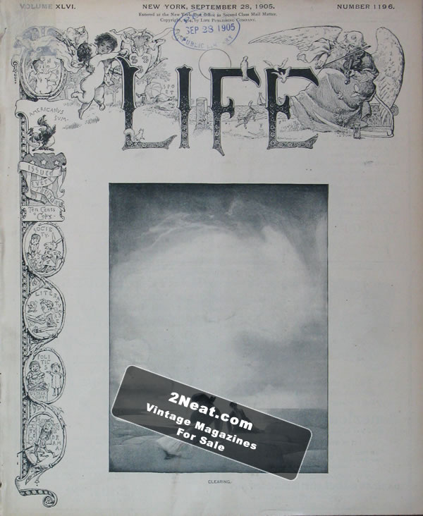 Life Magazine – September 28, 1905
