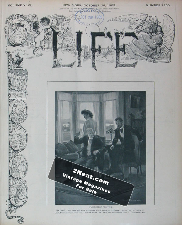 Life Magazine – October 26, 1905