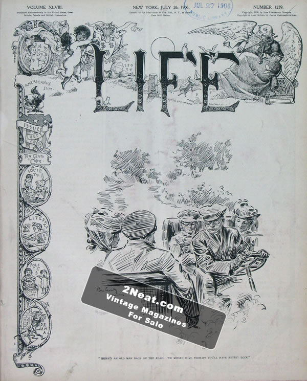 Life Magazine – July 26, 1906 (# 1239)