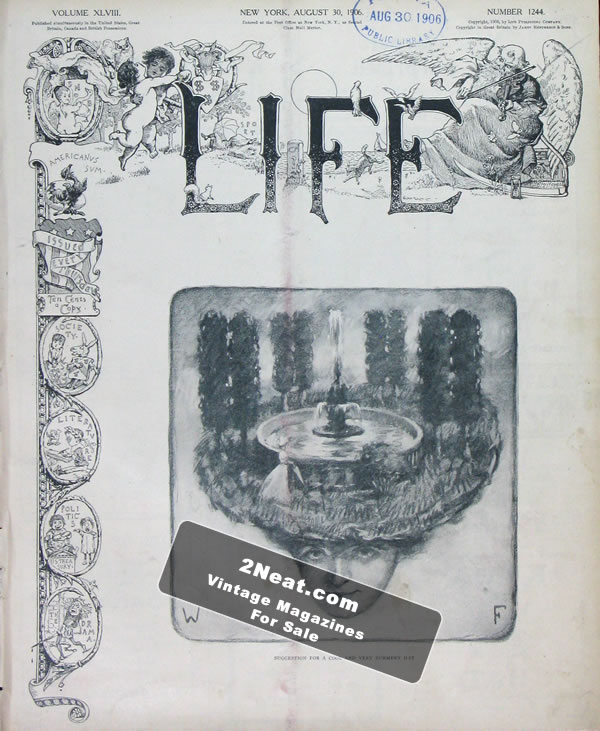 Life Magazine – August 30, 1906