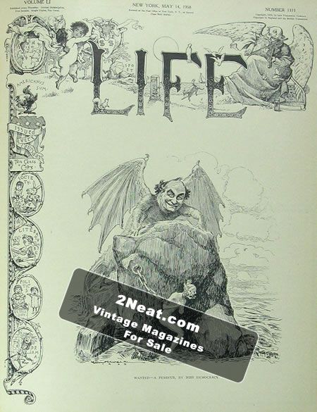 For Sale - humor LIFE magazine May 14, 1908 - Baby Eating Flies.