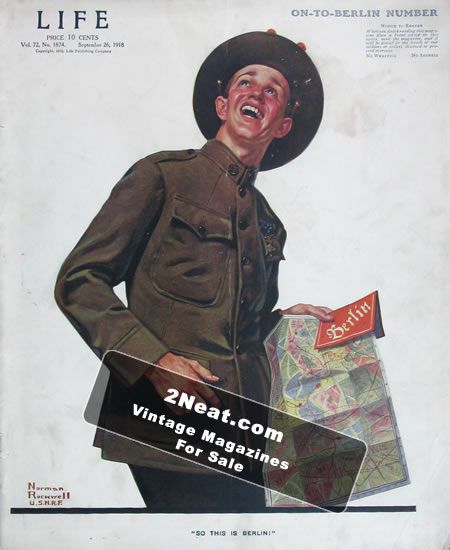 Life Magazine – September 26, 1918
