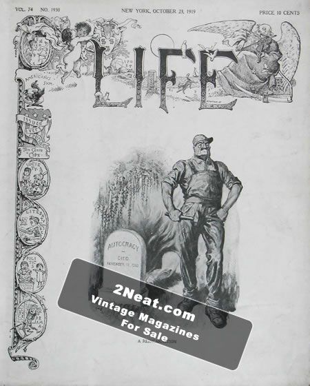 Life Magazine – October 23, 1919