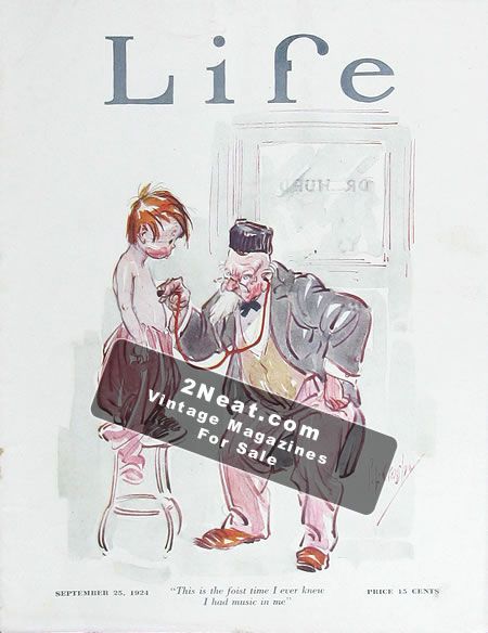 Life Magazine - September 25, 1924