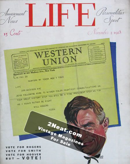 Life Magazine – November 2, 1928