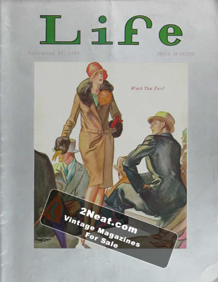 Life Magazine – November 22, 1929