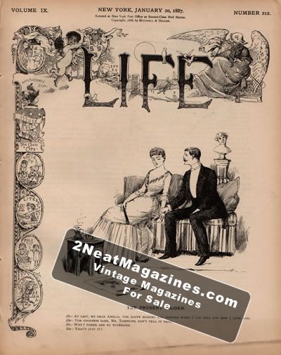 Life Magazine - January 20, 1887