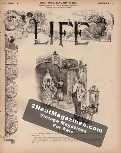 Life Magazine - January 27, 1887