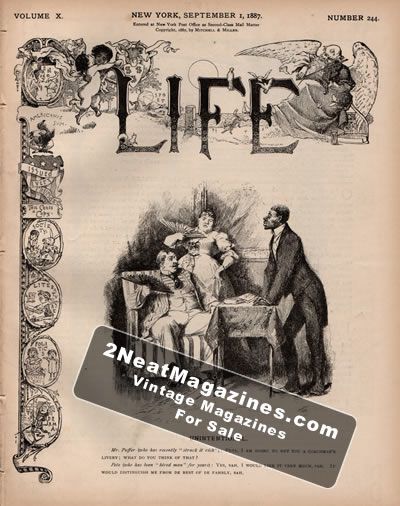 Life Magazine - September 1, 1887