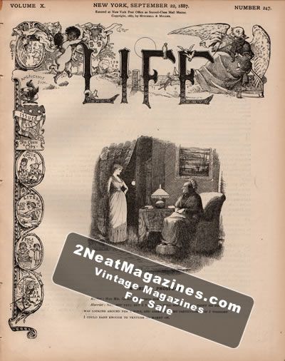 Life Magazine - September 22, 1887