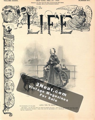 Life Magazine - December 27, 1900