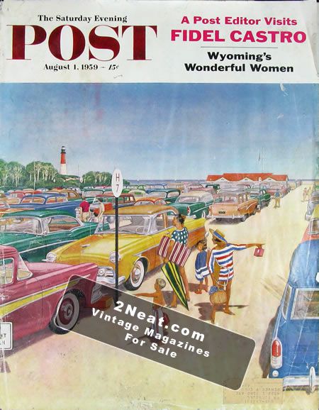 poster reproduction Vintage Motoring Magazine cover 1959